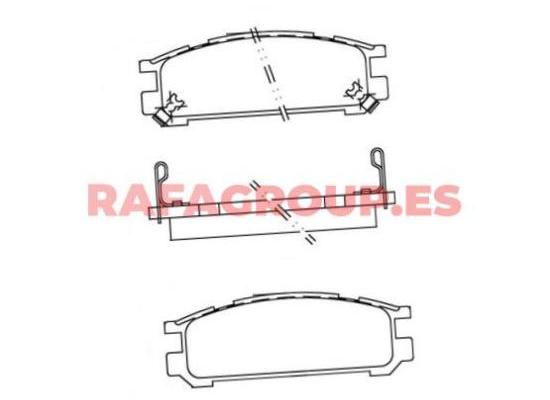 RG6897 - Pastillas de freno